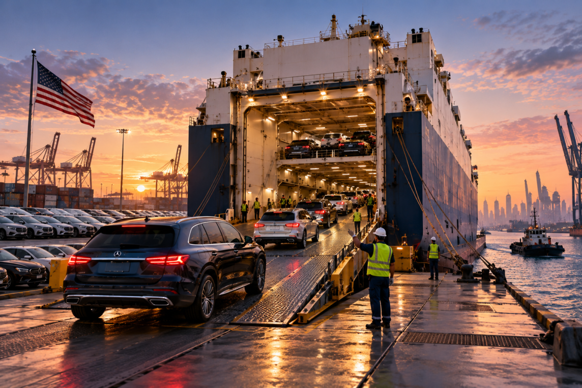 Car shipping from usa to uae