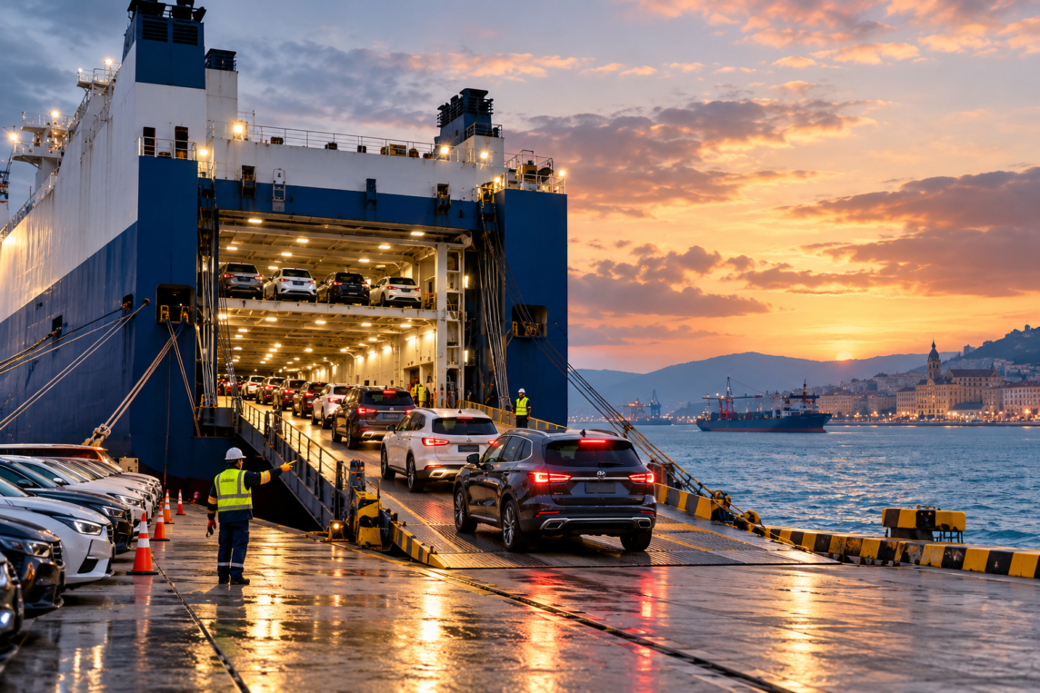 Car shipping from UAE to Europe